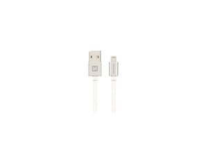 Swissten 71523103 kabel Lightning 0,2 m Srebrny