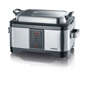 Severin SV 2447 1-basket steam pressure cooker. Freestanding, 800 W, Silver, Stainless Steel