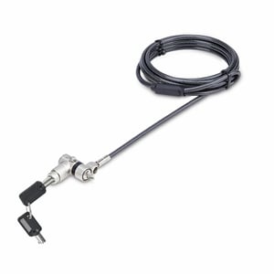 StarTech UNIVMK25-LAPTOP-LOCK Cable Lock, Black, Steel, 2 m