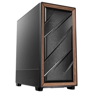 Antec FLUX SE Midi Tower Svart, Trä