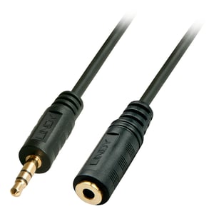 Lindy 35652 Audiokabel 2 m 3,5 mm Schwarz