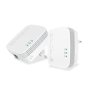 Strong POWERL600DUOMINI PowerLine 600 Mbit/s Network Card Wired LAN White 2 pcs.