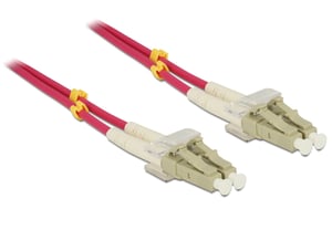 DeLOCK LC – LC, 10 m InfiniBand-/Glasfaserkabel, violett