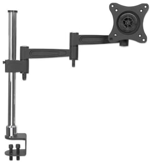 Manhattan 423786 uchwyt / stojak do monitorów 68,6 cm (27") Biurko Czarny