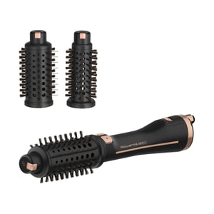 Rowenta Ultimate Experience CF9620 Hot Air Brush, Warm Black, Copper, 750 W