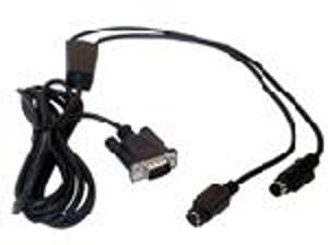 Datalogic CAB-320 RS-232 Straight 25-Pin DTE-Signalkabel, schwarz