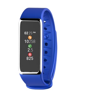 MyKronoz ZeFit 3HR TFT Opaska do monitorowania aktywności 2,69 cm (1.06") IP67 Niebieski, Srebrny