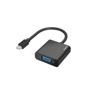 Hama 00200333 Mini DisplayPort to VGA (D-Sub) Cable Adapter, Black