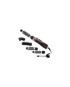 Orava KF-300 hårstylingapparat Varmluftsborste Varm Svart, Brun 1000 W