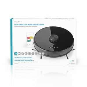 Nedis WIFIVCL001CBK odkurzacz automatyczny Czarny