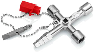 Knipex 00 11 04 wrench and tool for control cabinets