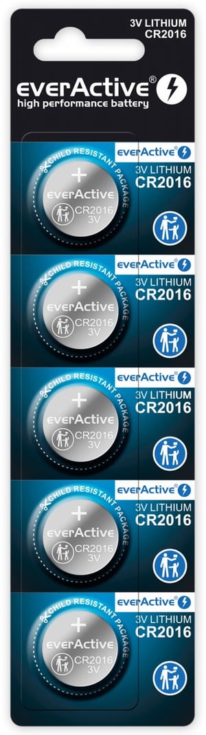 Everactive CR20165BL bateria do użytku domowego Jednorazowa bateria CR2016 Lit