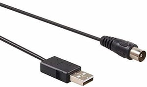 Maclean MCTV-697 USB 2.0 Cable, 0.85 m, 2 x USB-A, Black