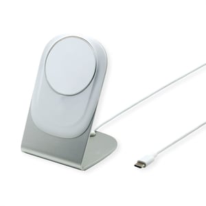 ROLINE 19.11.1016 Ladegerät für mobile Geräte Smartphone Silber, Weiß USB Kabelloses Laden Schnellladen Intern