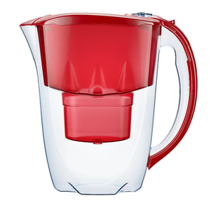 AQUAPHOR Amethyst Dzbanek z filtrem do wody 2,8 l Czerwony, Przezroczysty
