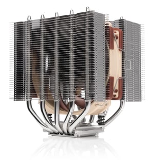 Noctua NH-D12L PC Cooling System CPU Air Cooler Aluminum, Beige, Brown