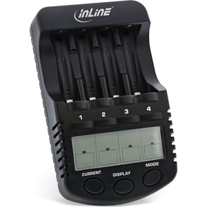 InLine 01287 ładowarka akumulatorów Akumulator do domowego użytku Prąd przemienny, DC