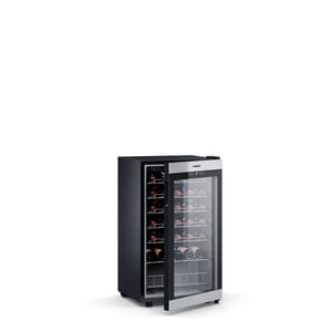Dometic MaCave C35F chłodziarka do wina Chłodziarka na wina z kompresorem Wolnostojący Czarny, Stal nierdzewna 35 butel.