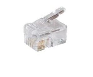 S/CONN maximum connectivity TC 72039 wtyczka RJ10 Przezroczysty