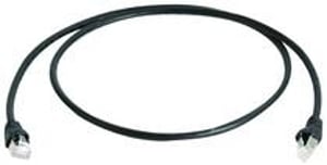 Telegärtner Patch Cord MP8 FS 600 LSZH – 1,0 m nätverkskabel, svart, 1 m