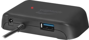 SPEEDLINK SL-140202-BK USB 3.2 Gen 1 (3.1 Gen 1) Type-C Hubs and Concentrators, 5000 Mbit/s, Black