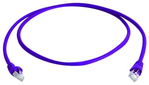 Telegärtner S-FTP, Cat-6a, 7,5 m nätverkskabel Lila 7,5 m Cat6a S/FTP (S-STP)