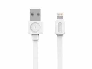 Allocacoc 10451WT/LGHTBC kabel Lightning 1,5 m Biały