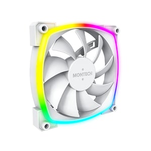 Montech AX120 PWM Obudowa komputera, Procesor Moduł wentylatora 12 cm Biały 1 szt.