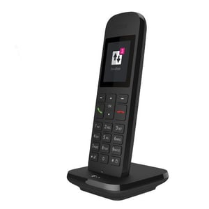 Telekom Speedphone 12 Black Handset/Charging Cradle VoIP Phone Black TFT