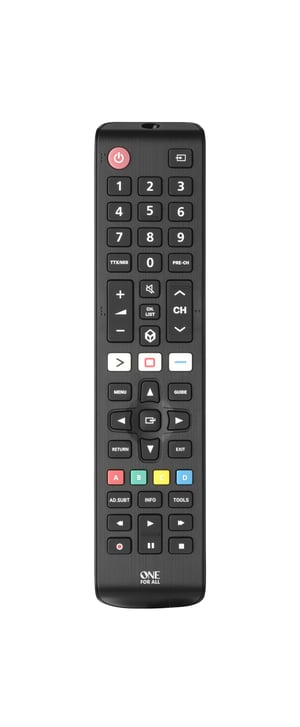 One For All TV Replacement Remotes URC4910 Remote Control Infrared Press the buttons
