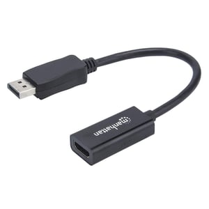 Manhattan 151634 kabeladapter 0,15 m HDMI typ A (standard) DisplayPort svart