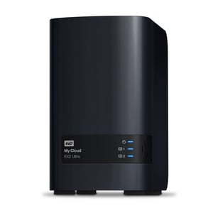 Western Digital My Cloud EX2 Ultra NAS Desktop Marvell Armada 385 1 GB DDR3 8 TB HDD My Cloud OS Schwarz
