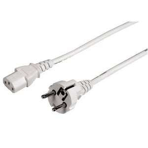Hama Universal Power Cord, 5 m, white