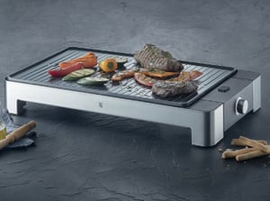 WMF 0415330011 Rectangular Electric Grill, Black, Stainless Steel, 2000 W