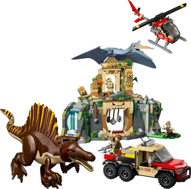 фото Блоковий конструктор LEGO Jurassic World Повітряна місія зі спинозавром і кетцалькоатлем (76976)