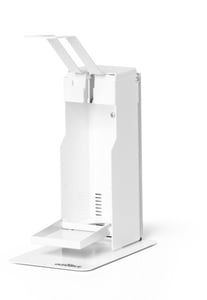Durable 589602 Disinfection Stand, White Steel, 1 pc.