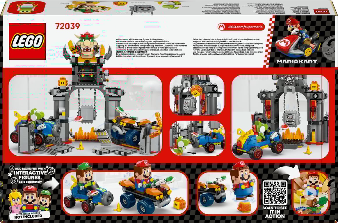 фото Блоковий конструктор LEGO Super Mario Mario Kart – Bowser та його замок (72039)