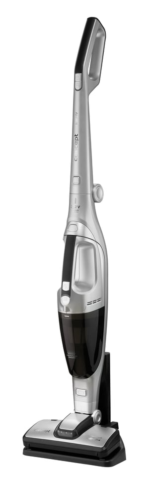 Concept VP4160 Stabstaubsauger/Elektrobürste Standstaubsauger 2 w 1 Suchy EPA-Batterie ohne Beutel aus Stahl 2,5 Ah