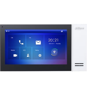 Dahua Technology VTH2421FW-P videodörrtelefon 17,8 cm (7") Svart, Vit