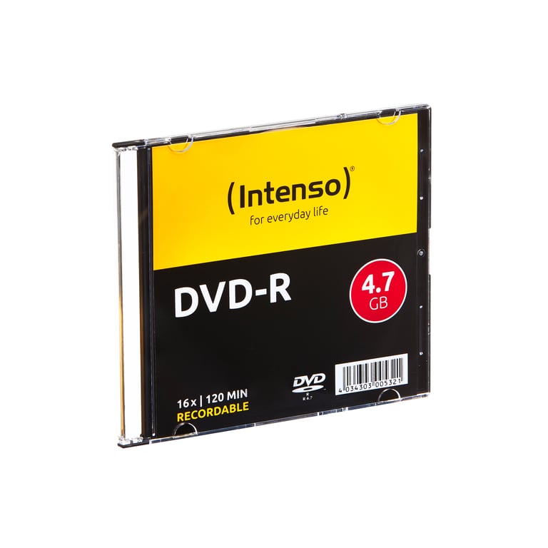 Intenso DVD-R 4.7GB, 16x 4,7 GB 10 szt.