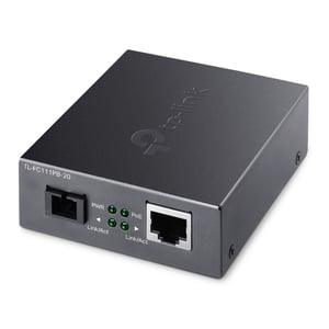 TP-Link FC111PB-20 Netzwerkkonverter 100 Mbit/s, Einzelgerät, schwarz