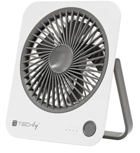 Techly IC-FAN-DSK1WG Raumventilator, weiß