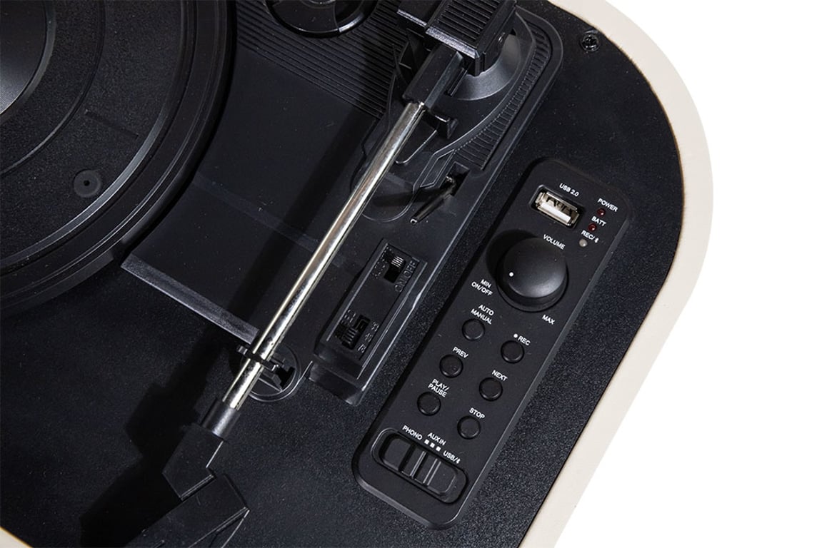 Trevi TT 1020 BT Gramofon z napędem bezpośrednim Beżowy Pół-automatyczny