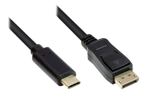 Alcasa GC-M0108 adapter kablowy 5 m DisplayPort Czarny