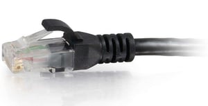 C2G 0,3 m Cat6 RJ-45 m/m nätverkskabel Svart 0,3 m U/UTP (UTP)