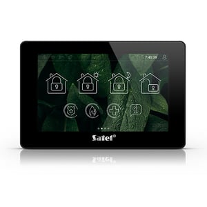 Satel INT-TSH2-B 17.8 cm (7") touchscreen control panel, 1024 x 600 px
