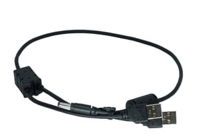 Silex E1414 USB Cable, 0.5 m, 2 x USB-A, Black