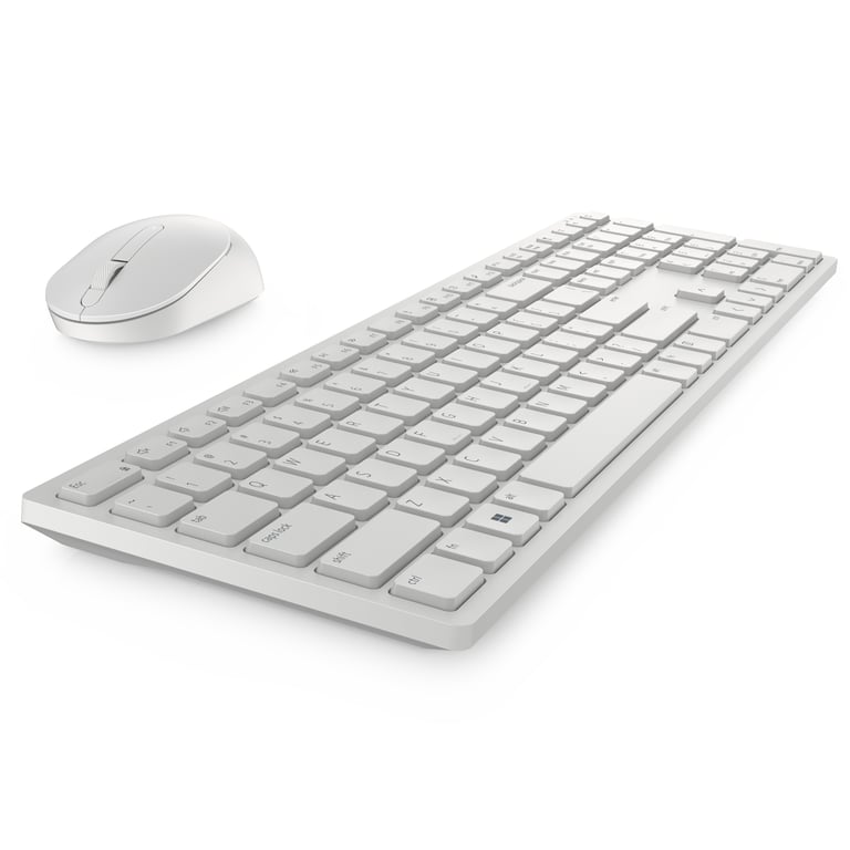 DELL Klawiatura i mysz Pro — KM5221W - rosyjska (QWERTY) - biała