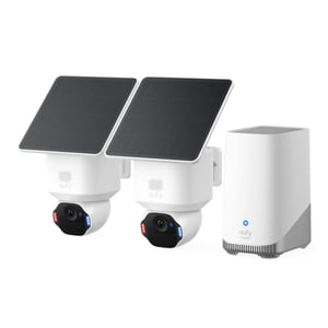 Eufy SoloCam E42 + HomeBase S380 Tubular IP Security Camera Indoor and Outdoor 3840 x 2160 px Ceiling / Wall