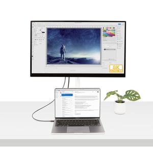 StarTech TBLT4MM50CM kabel Thunderbolt 0,5 m 40 Gbit/s Czarny